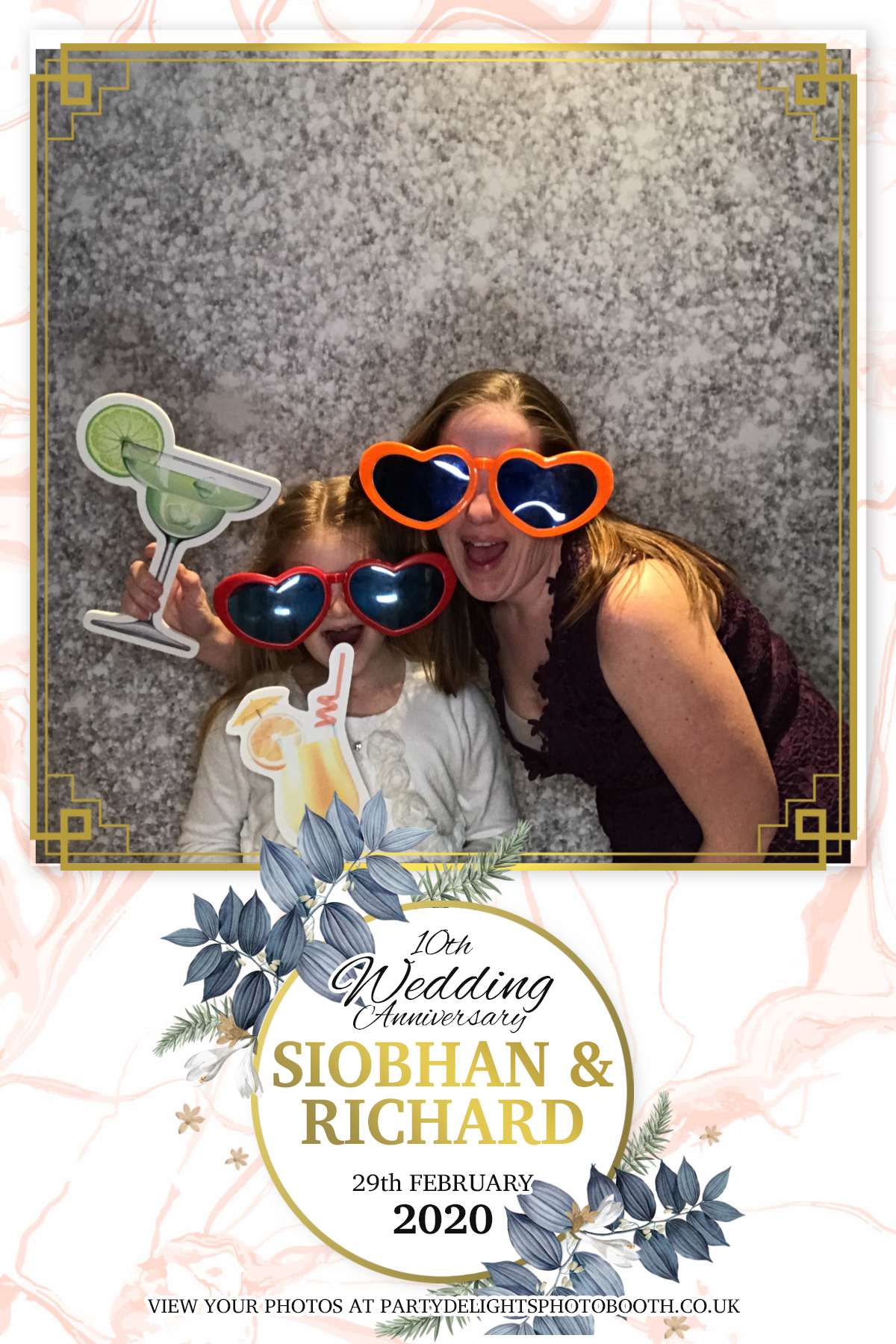 Siobhan and Richards Vow renewal  | View more photos from the event at gallery.partydelightsphotobooth.co.uk/u/PartyDelightsPhotoBooth/Siobhan-and-Richards-Vow-renewal